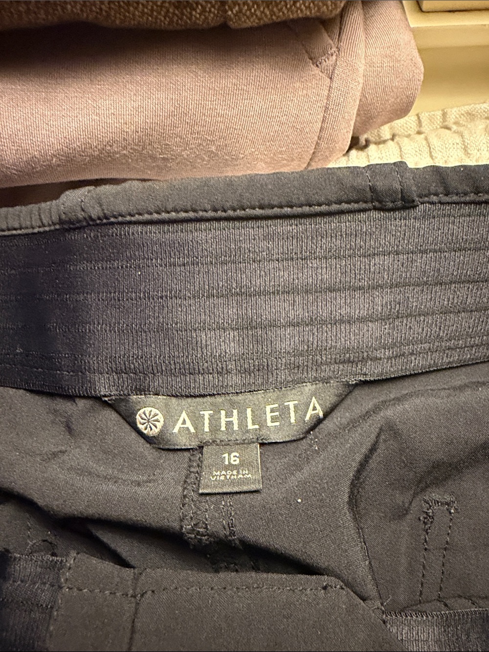 Athleta Black Jogger-Style Pants